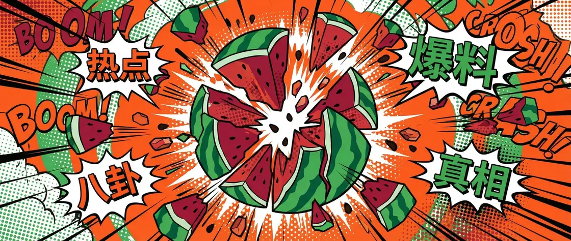 张靓颖新恋情 今日头瓜爆炸漫画横幅
